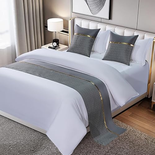 ホテルライクインテリア　チャコールグレー ベッドスロー新品未使用　インテリア ラグジュアリープラッシュ｜ベッドスロー｜シングル｜130×150cm