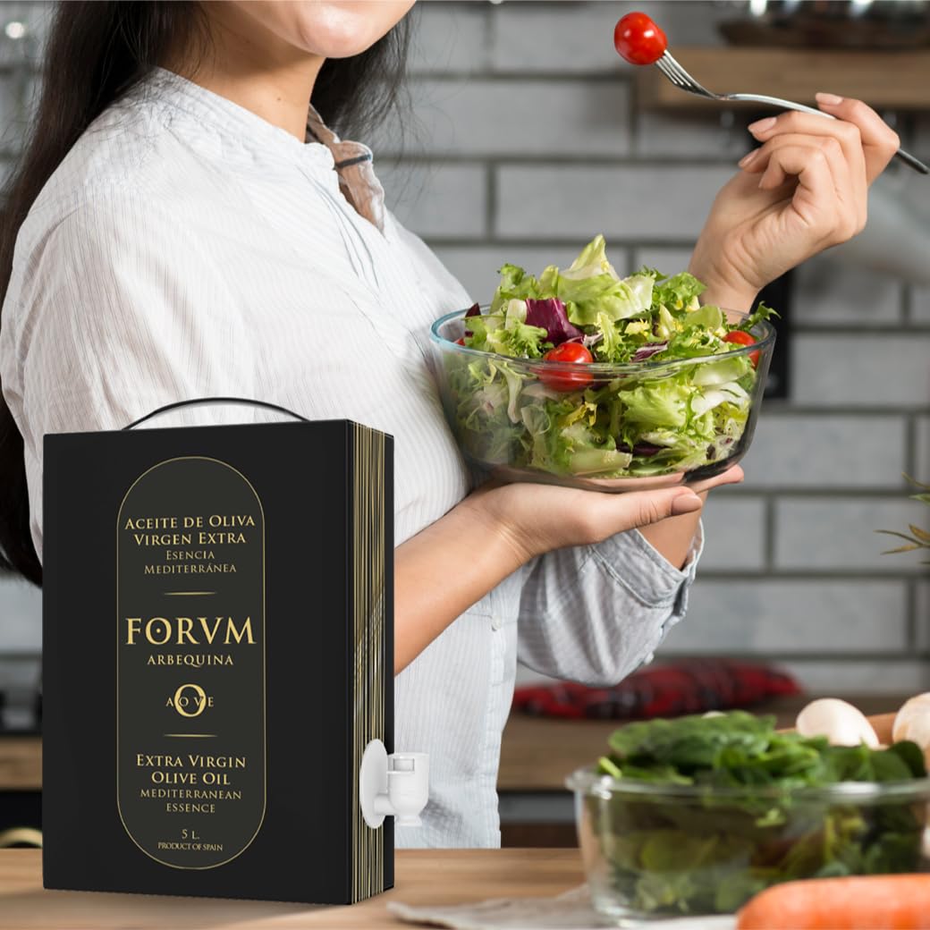 FORVM Aceite Oliva Premium Arbequina - Aceite Oliva Virgen Extra 5 Litros