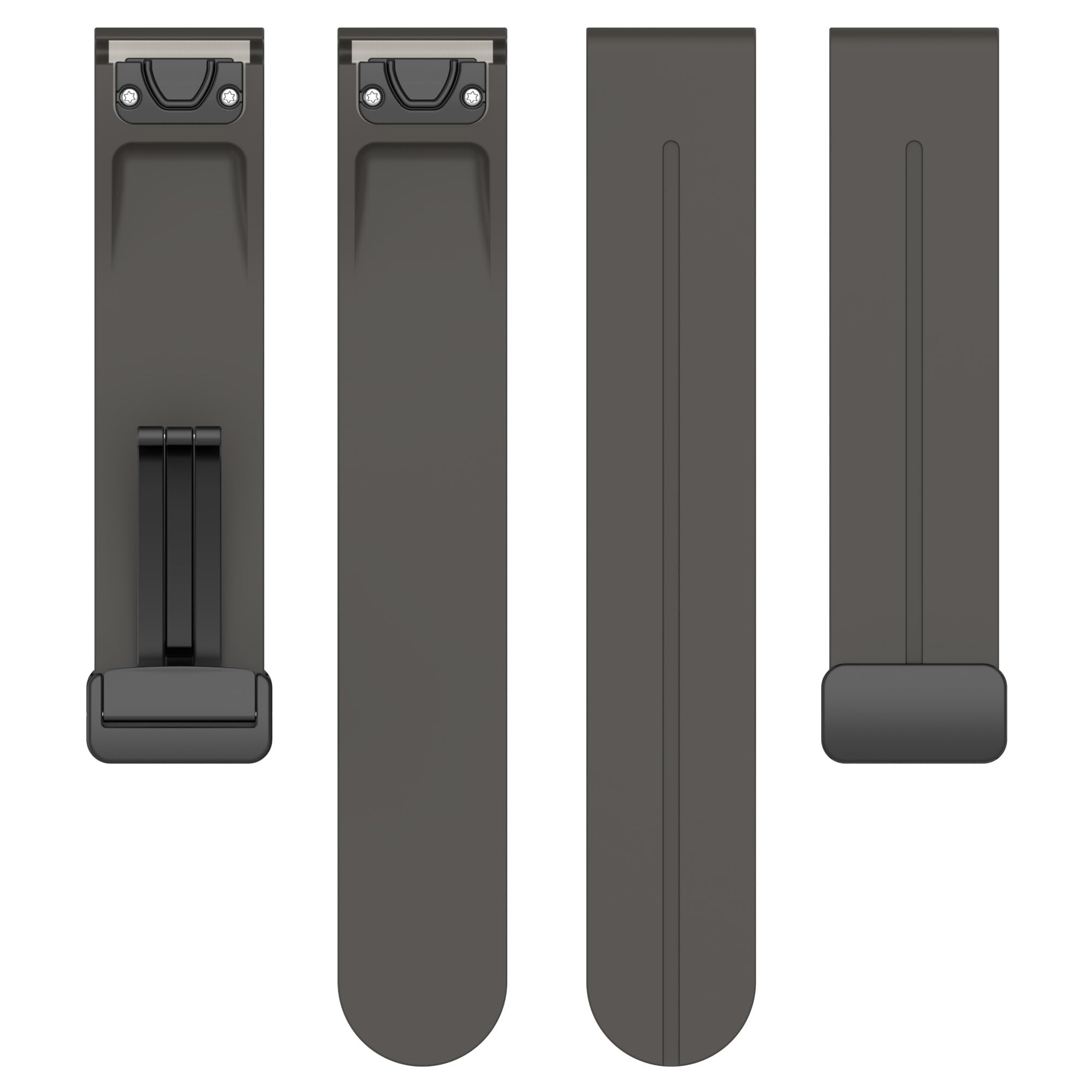 Bracelet compatible avec Garmin Fenix 7, bracelet de rechange en silicone souple de 22 mm pour 6/Fenix 6 Pro/Fenix 5/Fenix 5 Plus/Forerunner945/935/Approach S60