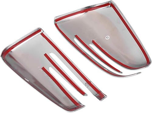 Miniatura 6 de Para accesorios Benz Senyar 2 piezas cubierta de espejo de puerta, ABS cromado espejo cubierta para X156 C117 W212 W204 (plata)