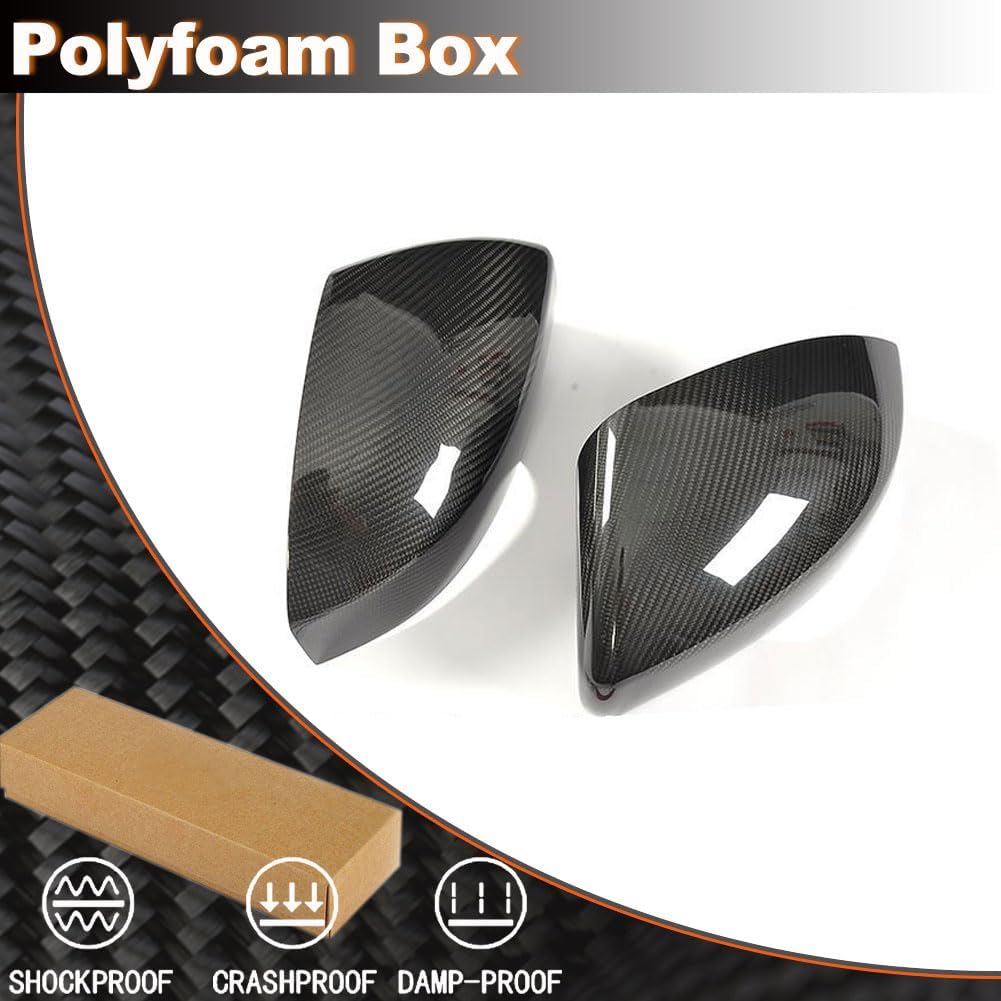 Real Carbon FIber Mirror Caps fits for Range Rover Vouge SUV 2014-2017 Add On Style Side Rearview Mirror Cover Caps Exterior Shell Factory Outlet