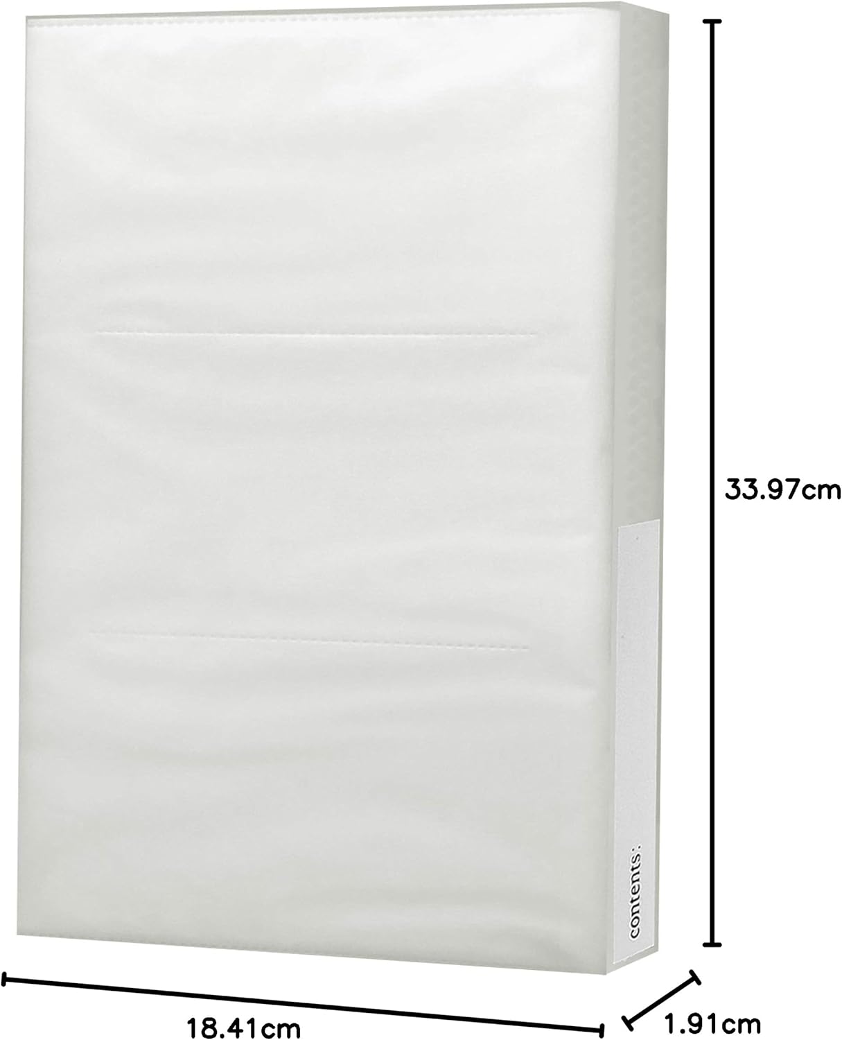 Pioneer Photo Albums CF-3 144-Pocket Poly Cover Space Saver Photo Album, Clear (Pack of 6)