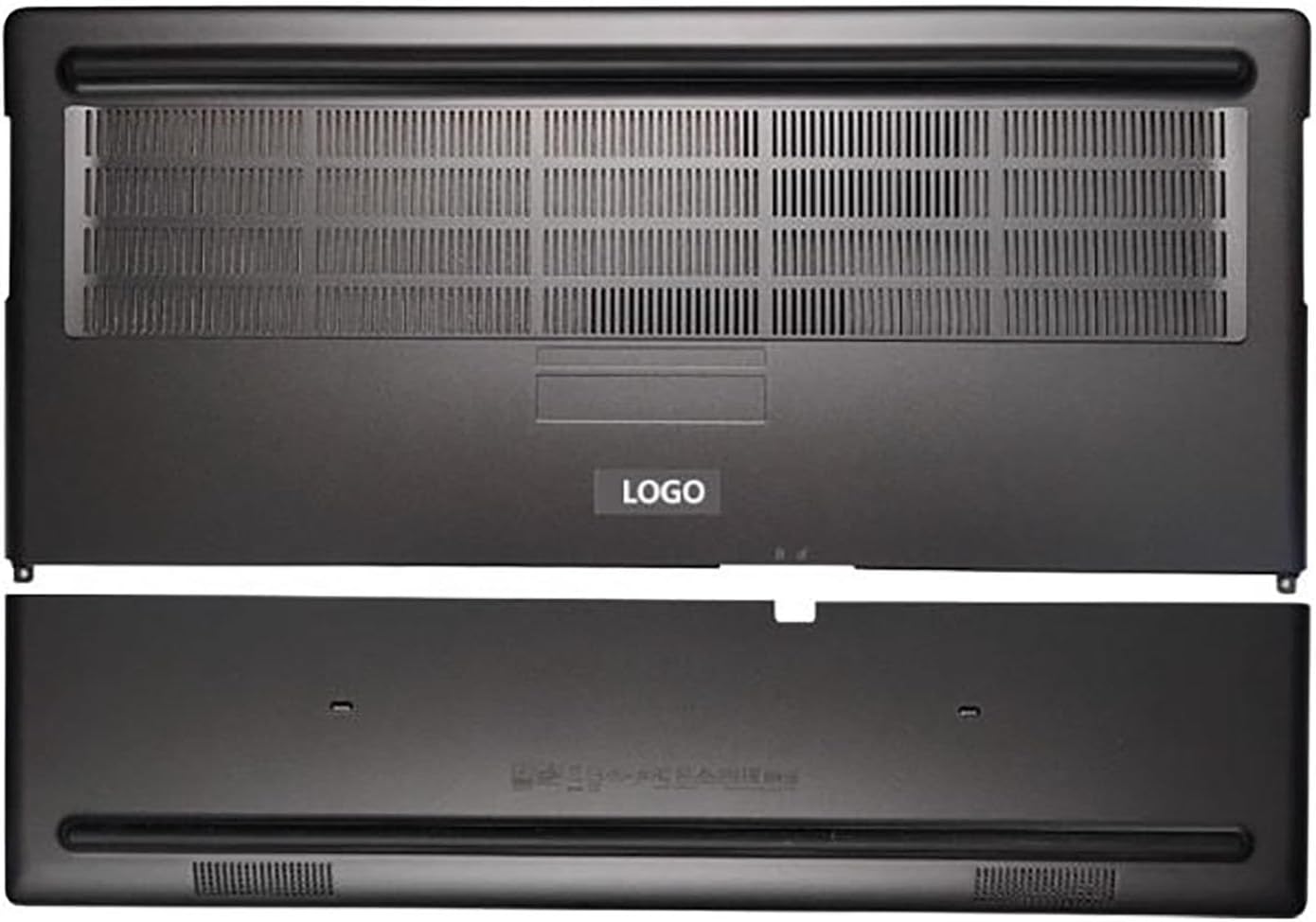 New 2-in-1 Port Cover & Bottom Cover 0PH1F2 0FH0R7 for Dell Precision 7740 M7740 7730 Laptop Side Cover Back Panel Replacement Parts