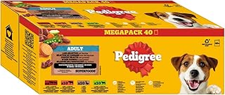 Pedigree Dogcare Dog Food Portion Bag Chunks in Sauce Adult 40 x 100 g product image