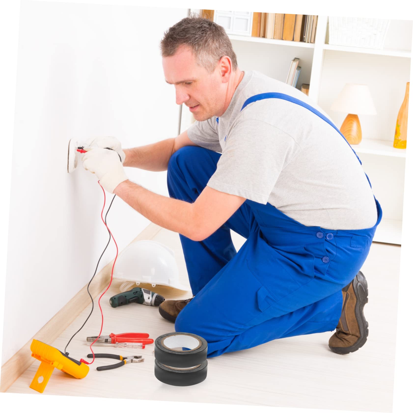 PRETYZOOM Cinta Aislante Eléctrica De Pvc De Resistente Al Calor Y Para Reparaciones Y Uso Interiores Y Exteriores De Cinta Autoadhesiva Para Electricistas Y Proyectos 10 * 3