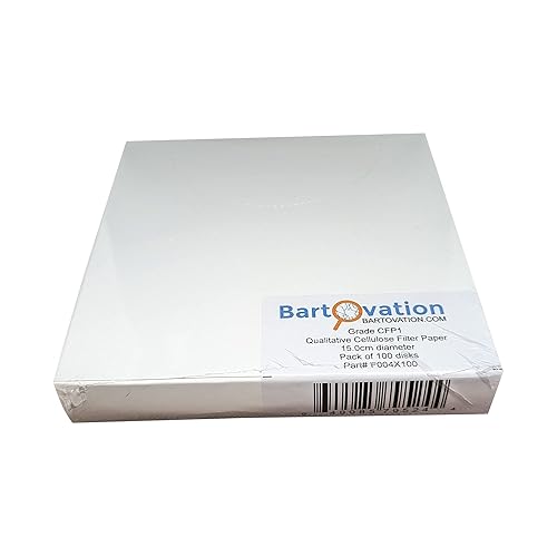 Miniatura 7 de Papel de filtro de celulosa de extracción cualitativa botánica de 4.9in 100 discos