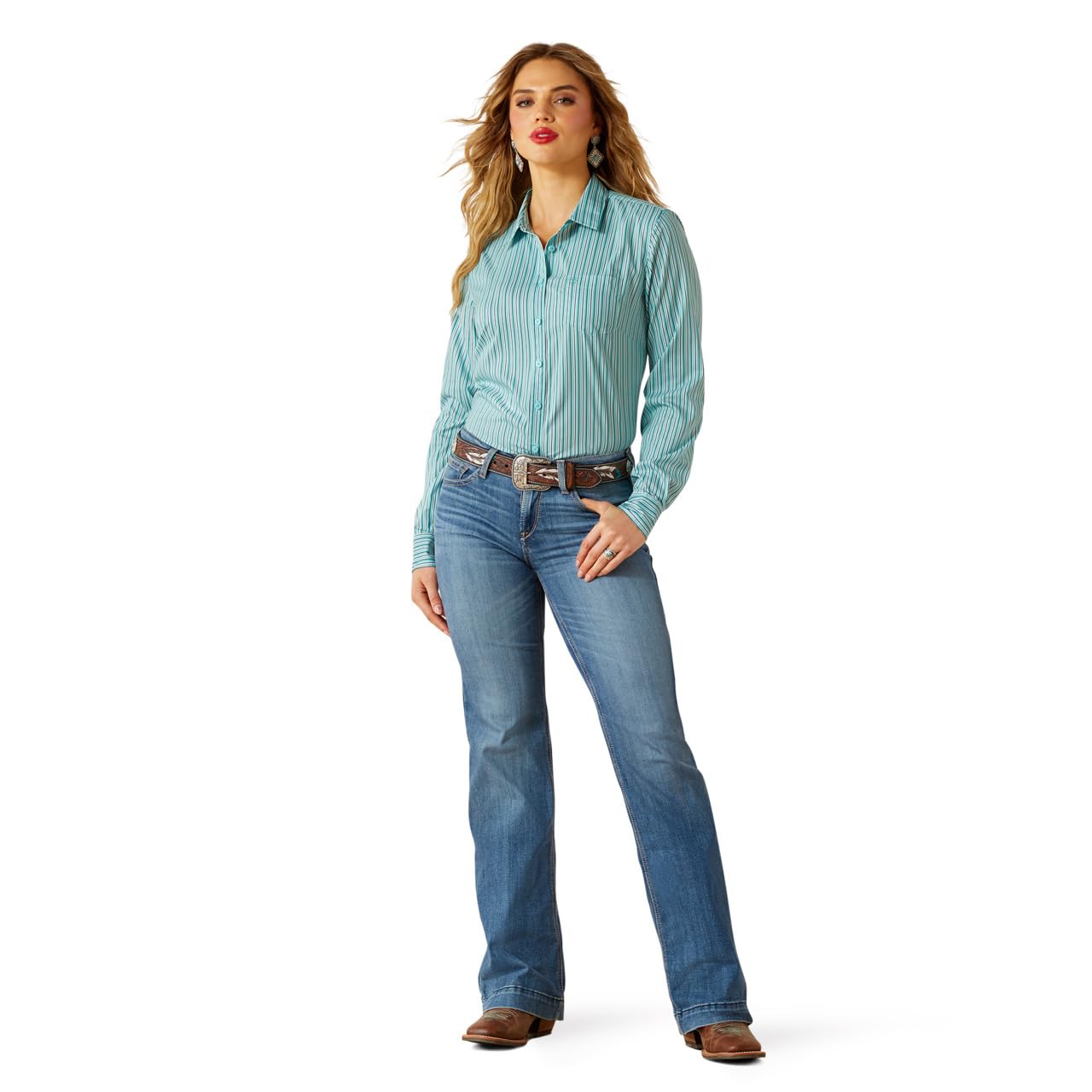 Ariat Camicia Kirby PRO Team Blu Donna