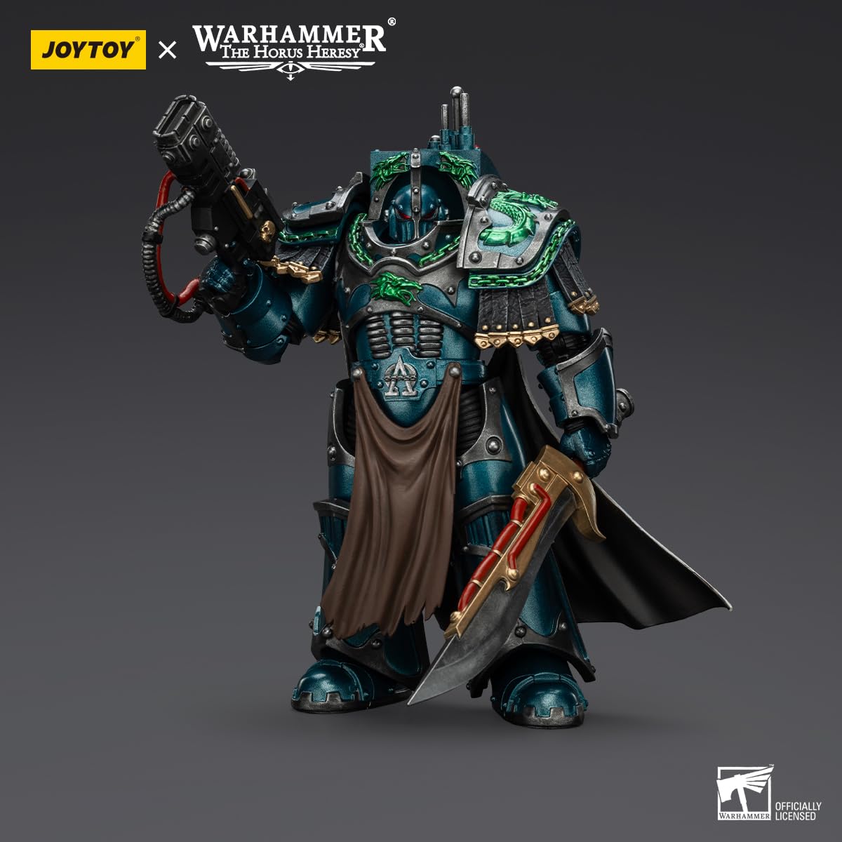 TOYVERSE JOYTOY 1/18 Warhammer The Horus Heresy Action Figure, Alpha Legion Legion Praetor in Cataphractii Terminator Armour - Image 3