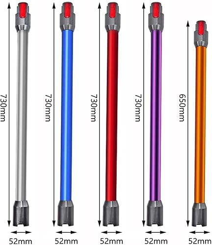 Miniatura 7 de Quick Release Metal Pipe Bar Handheld Wand Tube Vacuum Cleaner Spare Parts Extension Rod Compatible for Dyson V7 V8 V10 V11 Absolute Animal (Color