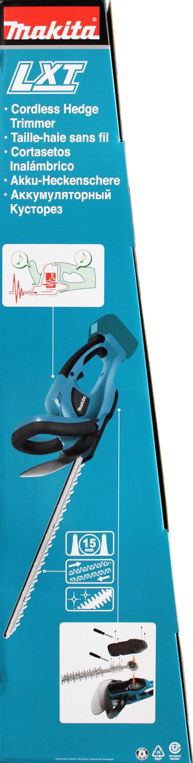 MAKITA DUH523RF - Cortasetos 18V 3,0 Ah 52cm