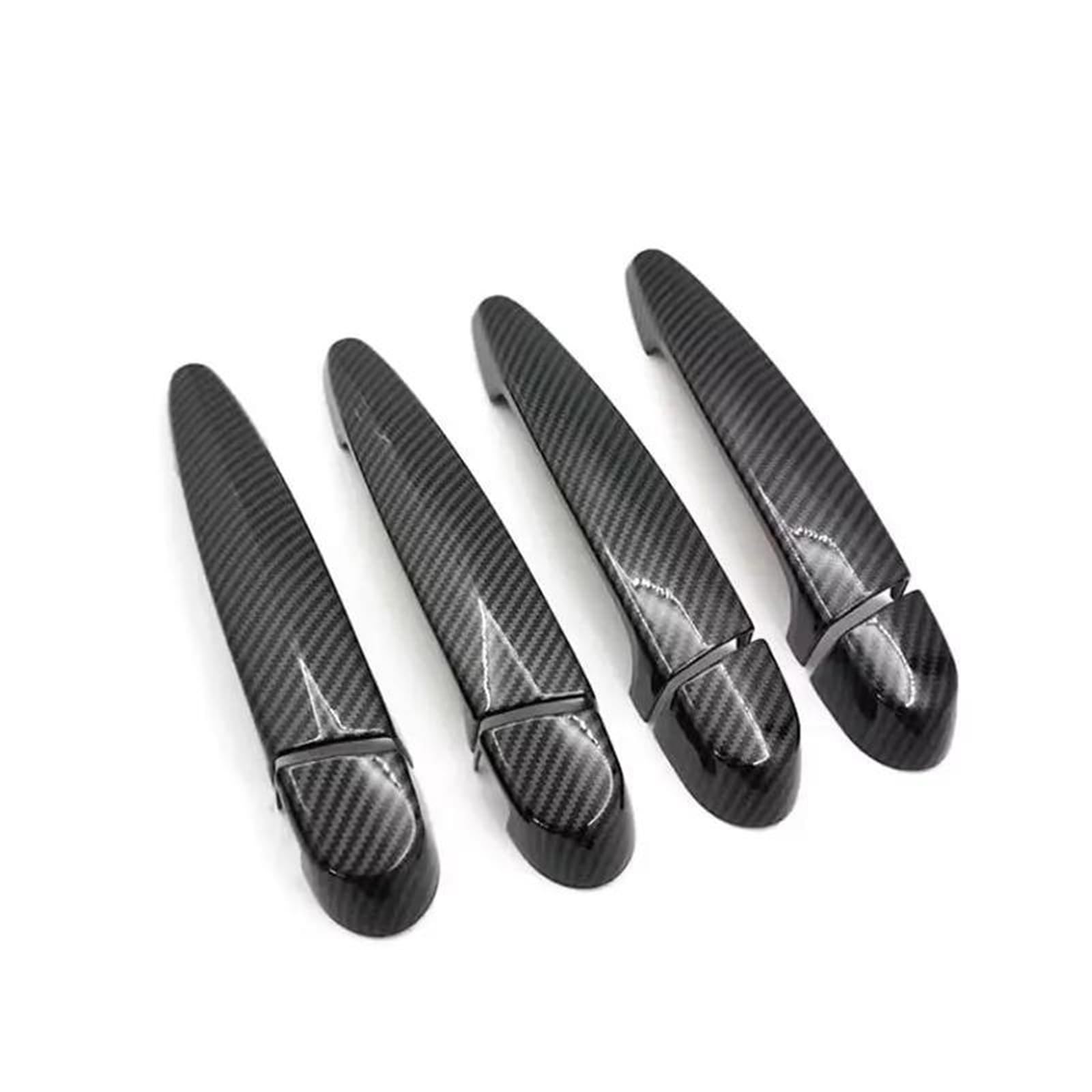 UJNHEQ Car Exterior Door Handle Pull Cover for 1 3 Series X1 X3 X4 X5 X6 F20 E90 E92 E93 F30 F31 F35 E84 F25 F26 E70 E71 LHD(Style 3)