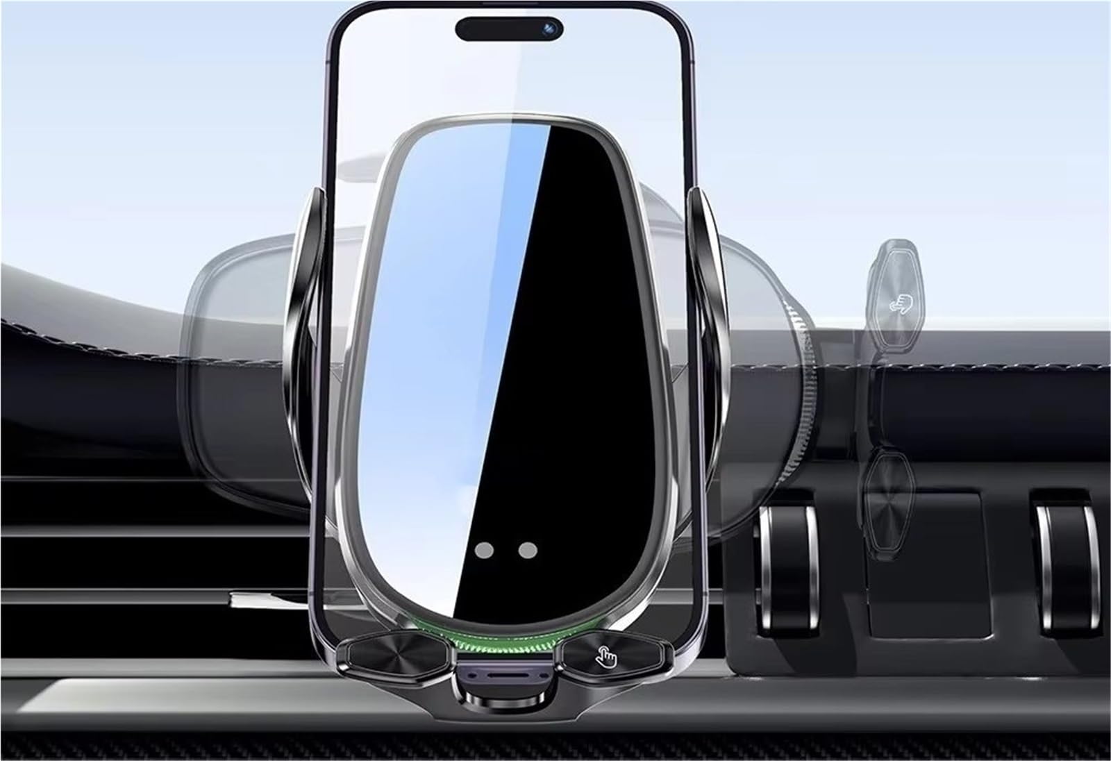Per Huawei Supporto Universale Per Caricabatterie Wireless Intelligente A Ricarica Rapida Essager 15W Supporto Bocchetta Dell'aria Supporto Telefono Auto