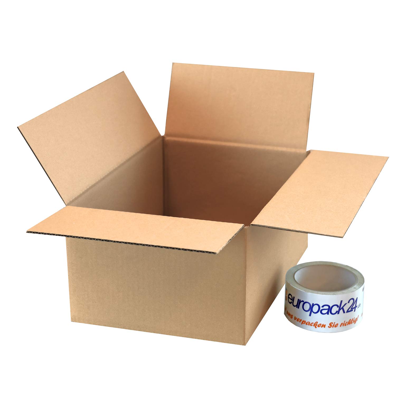 120x Versandkartons 300x215x140mm | FEFCO 0201 Faltkartons | einwellige Kartonagen