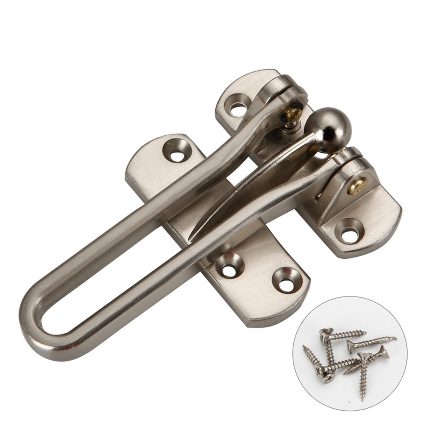 SFJSFIMQ Chain Lock Household Safety Lock, Anti-Theft Tool, Door Lock Buckle, Door Chain, Hotel Safety Door Bolt.(Golden)
