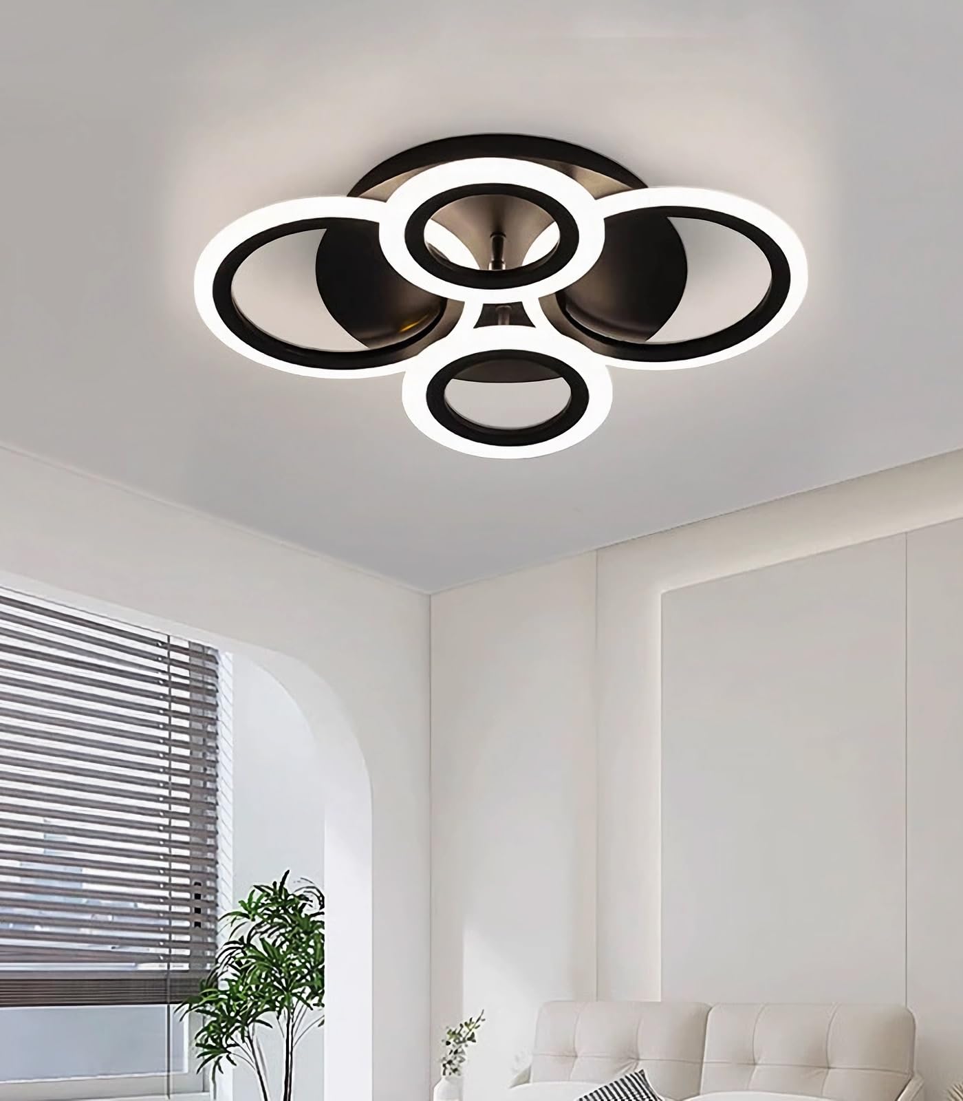 Lustre moderne salon et salle à manger avec intensité variable - 8