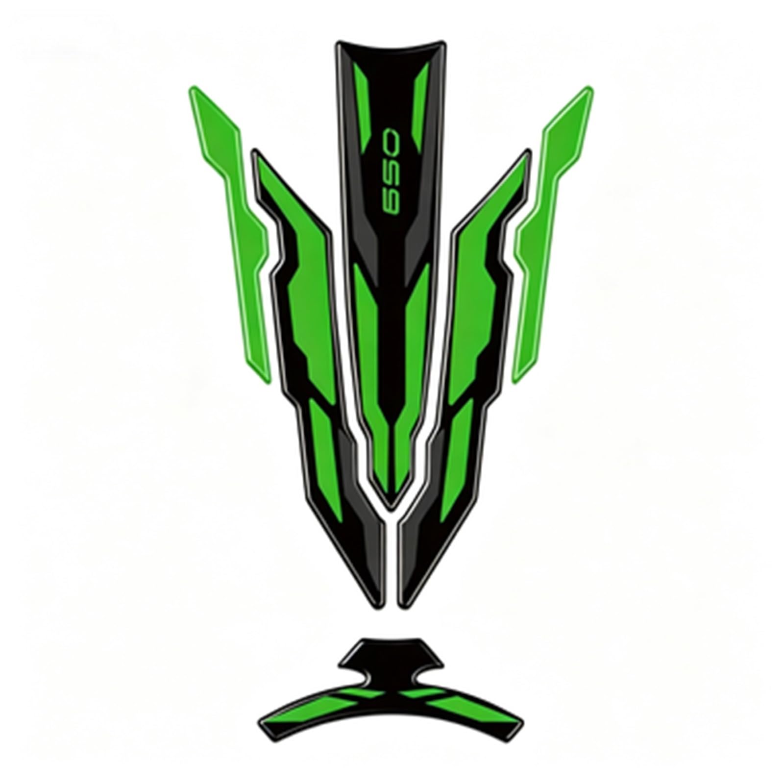 Piwine Color1 Pad Sticker Motorcycle Fuel Tank Protection Decal For Kawasaki For Ninja 650 For Z 2017-2024 Kneepad