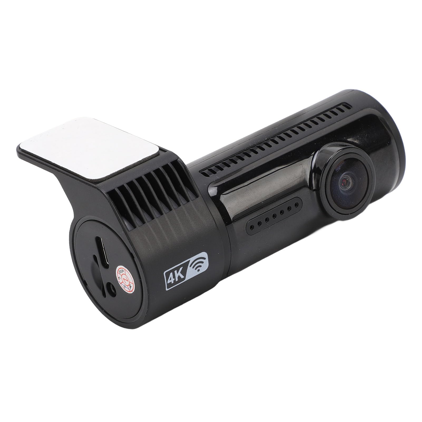 Schimer Dash Cam 4K Ultra HD con Doppio Obiettivo e Grandangolo da 170°