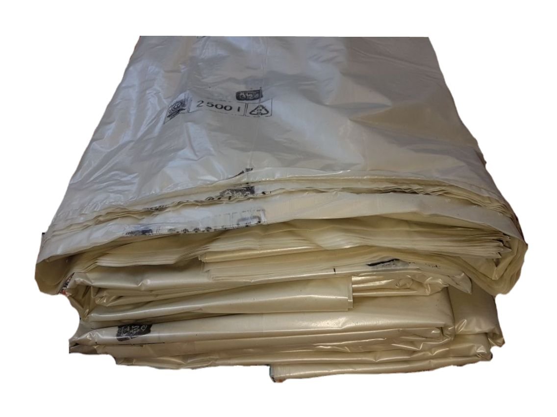 Müllsack 2500 Liter (25 Stück) Seitenfaltensack 1250 x 850 mm (B x L) x 2200 mm