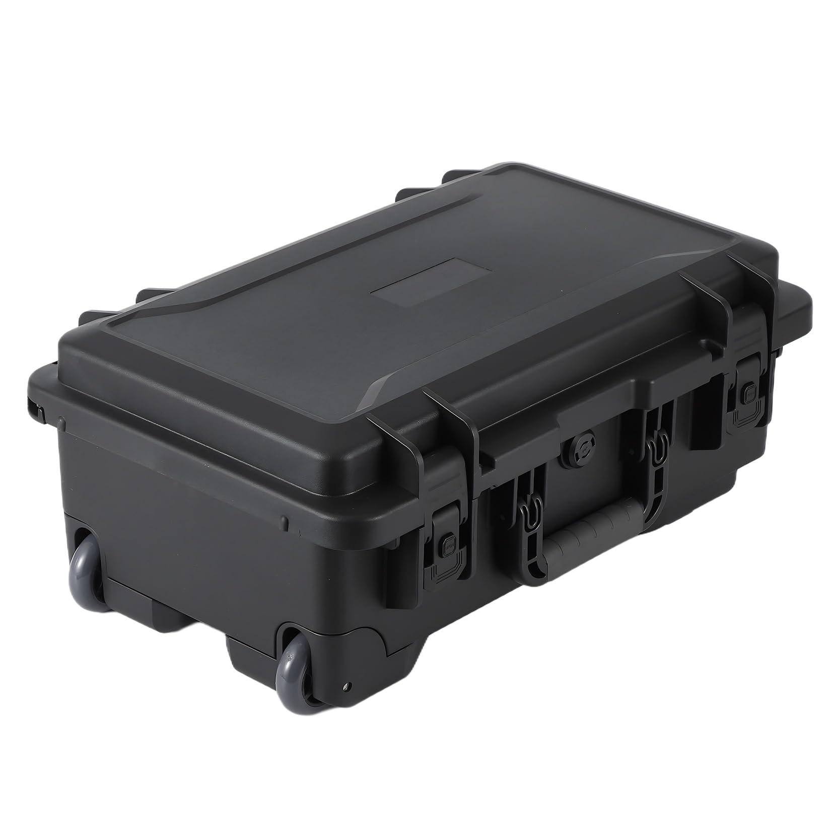 Garvee Valigia rigida impermeabile per fotocamera e drone - Divisori imbottiti e schiuma personalizzabile - Custodia antiurto per elettronica e obiettivi - 56x36x23cm - Colore nero