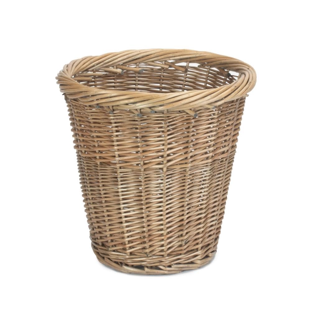 Antique Wash Waster Paper Bin - Brown/Grey