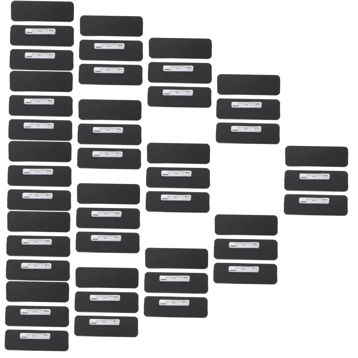 45pezzi Name Badges Colorati Per Scuola e Ufficio Etichette Pratiche e Resistenti Adatte Studenti e Professionisti Facili Da Scrivere e Personalizzare