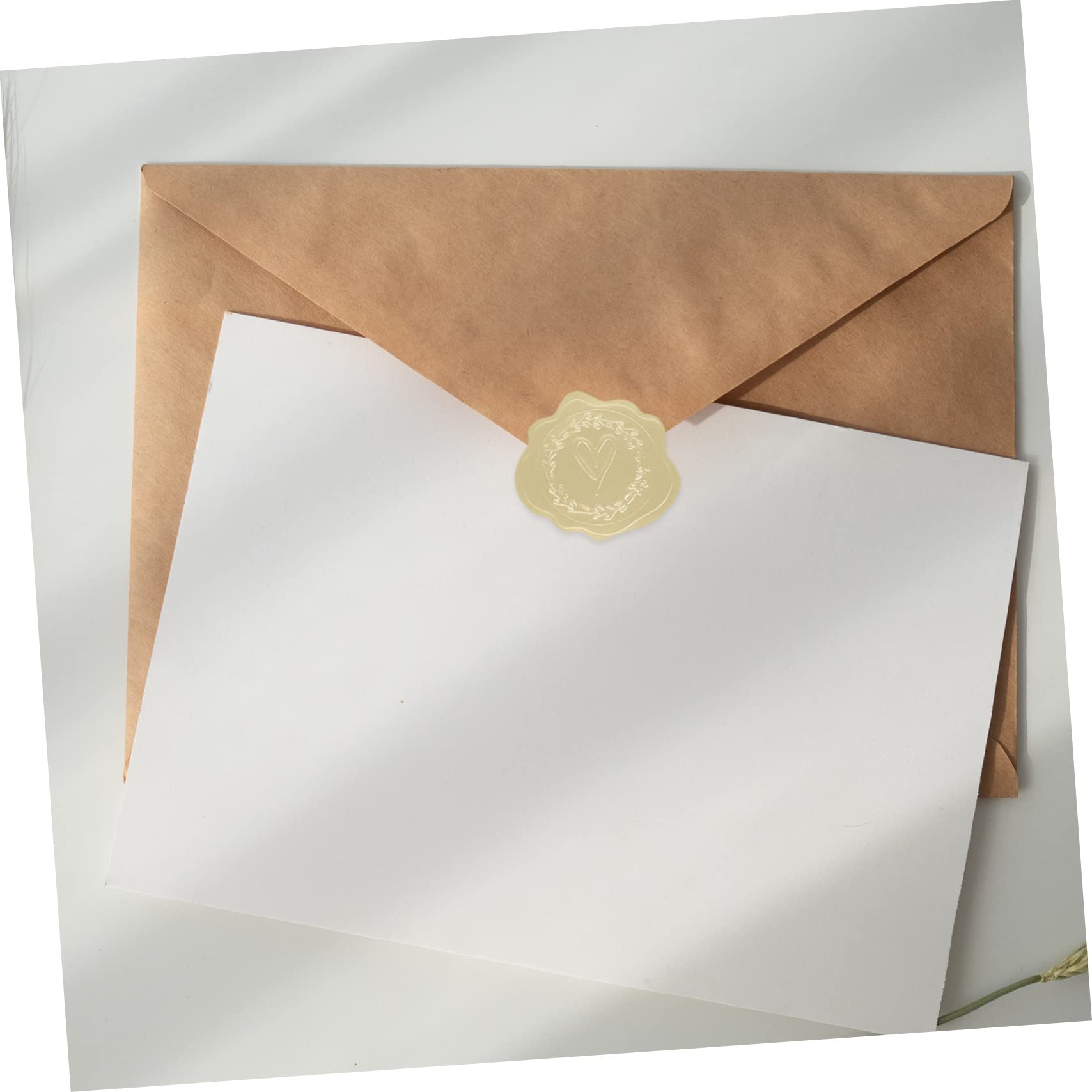 SHINEOFI 30fogli Adesivi Decorativi Per Buste e Inviti Da Stickers Autoadesiva Per Sigillare Biglietti Di Compleanno Inviti Matrimoniali e Regali Design Elegante Con Motivo Embossé