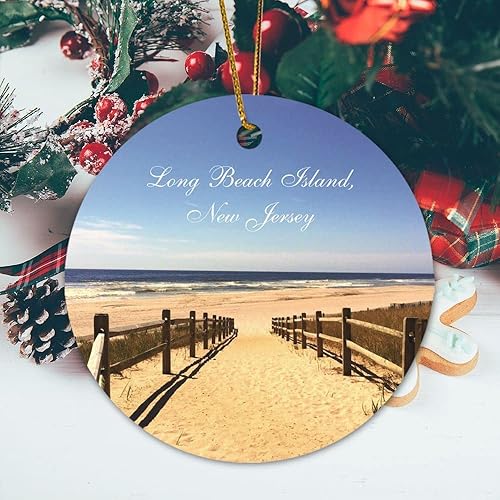 Vista 23 de Decoración de Navidad Normandía Francia, adorno de Navidad, recuerdo de recuerdo, adorno de Navidad, regalo de árbol de Navidad, adorno de cerámica