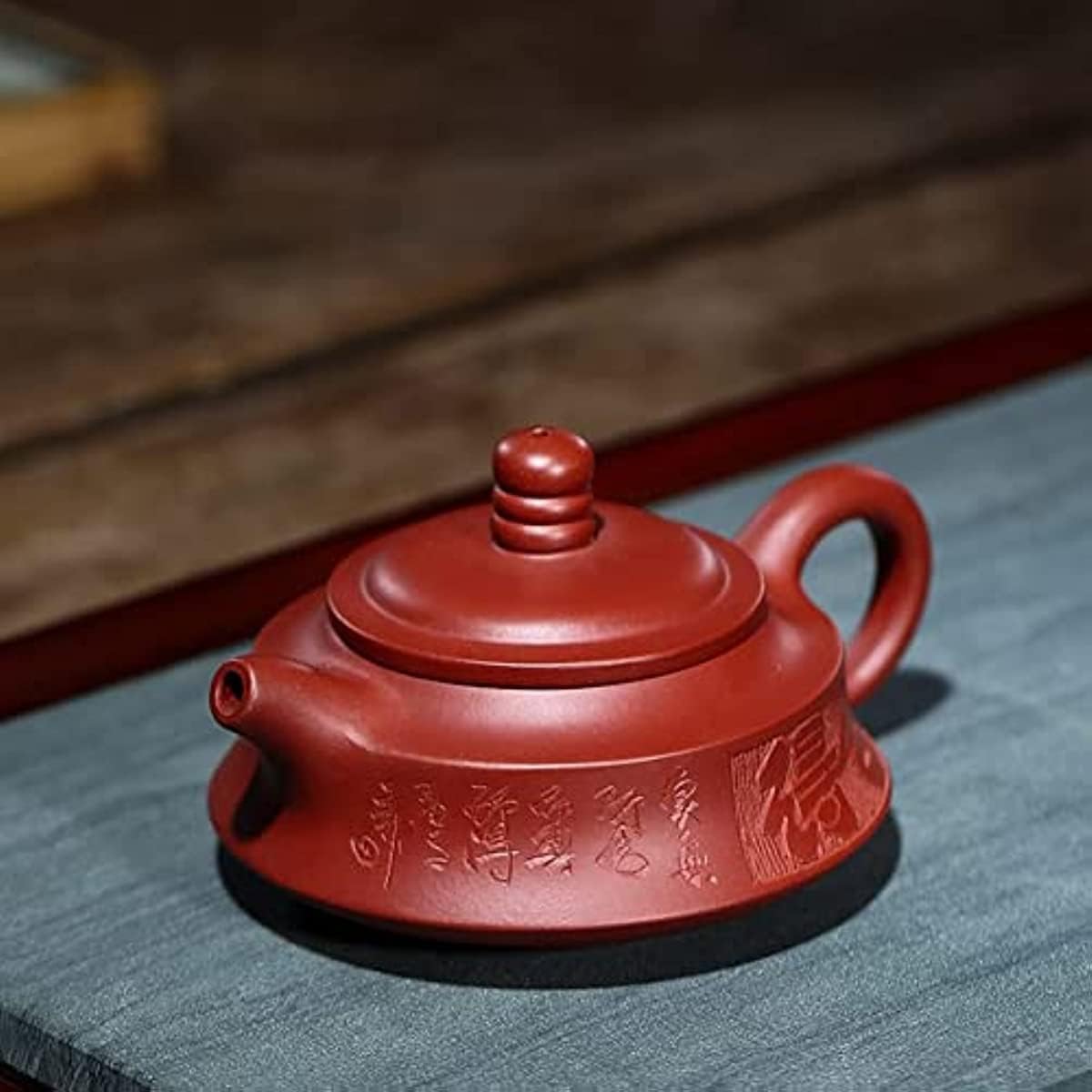 Chiński zestaw do herbaty Gongfu, 120 ml fioletowy czajnik w kształcie kuli, zaparzacz do herbaty, zestaw do herbaty Zisha do podróży, domu, na zewnątrz i do biura