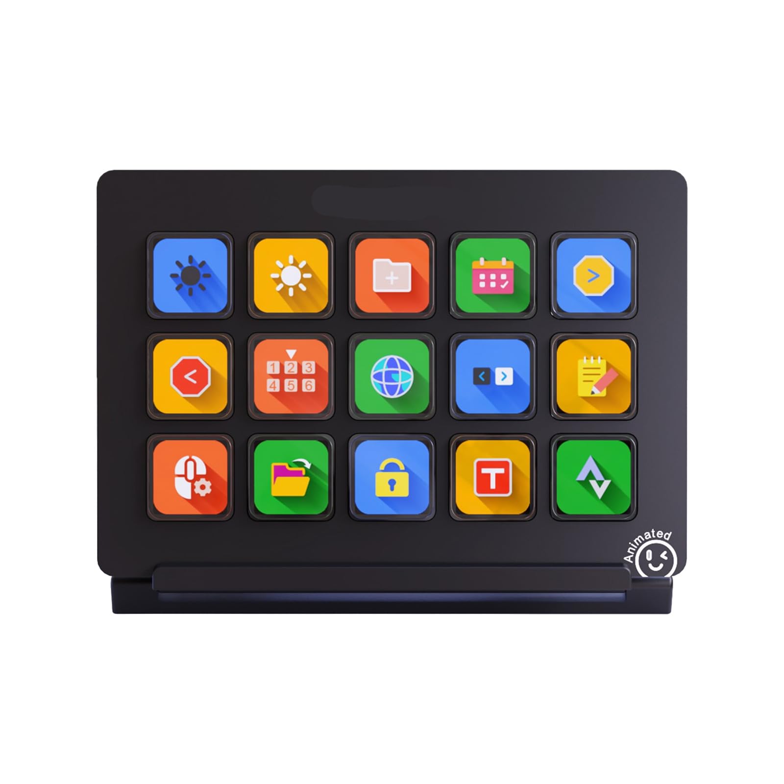 Panneau de contrôle programmable 15 macro claviers avec action instantanée USB
