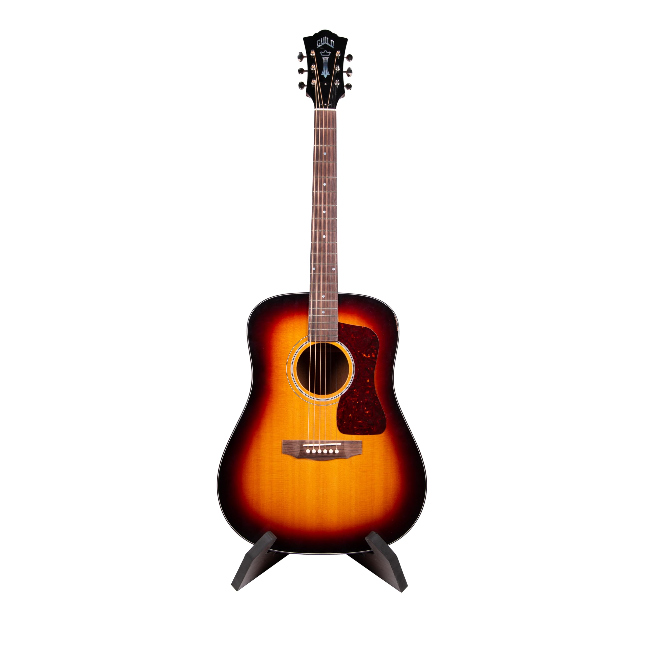Gator Frameworks Elite Series X-Style Holzgitarrenständer in Dunkelbraun Passend für Akustik-, Elektro- und Bassgitarre (GFW-ELITEGTRXSTD-BRN)