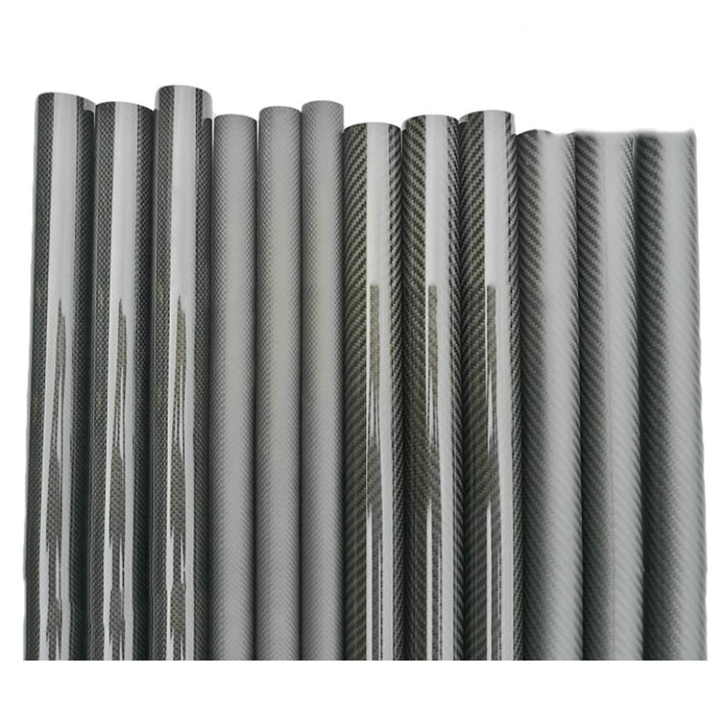 Rura z włókna węglowego 3K Twill Matte 500 mm, lekki drążony pręt do samolotu RC UAV DIY(19x17 x500mm x 2 pcs)
