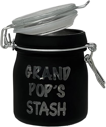 Miniatura 9 de Tarro de vidrio de 3.75 pulgadas de alto con tapa de sujeción (I See Your Future)