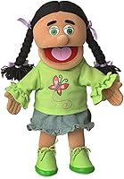 Vista 1 de Jazmín de 14", niña hispana, marioneta de mano