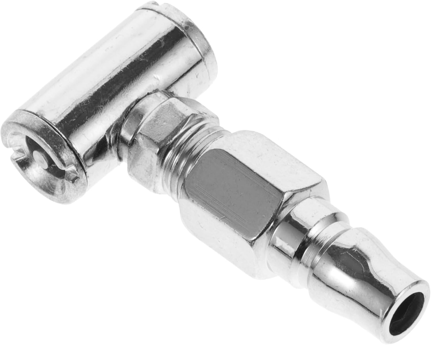 Mikinona Air Chuck for Tire Inflation Chuck Clip Reinforced Metal Chuck Portable Tire Inflator Chuck for Car