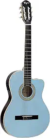 VIOLÃO CLASSICAL FLAT CUTAWAY EQ NYLON T/SPRUCE B/S AGATHIS LATIN AMERICA CARTAGENA LPBS TAGIMA
