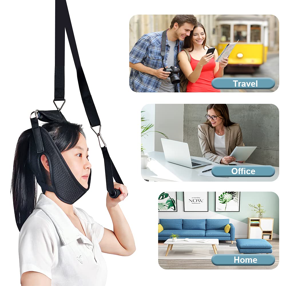 Neck Traction Device for Neck Pain Relief Cervical Traction Kit