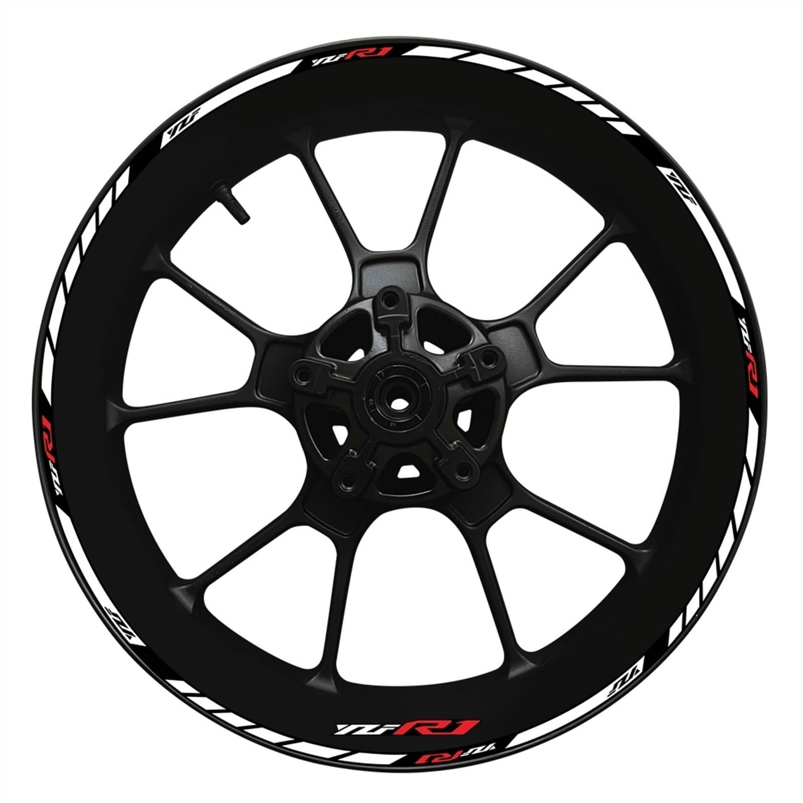 Motorcycle for Yamaha YZFR1 2022 Wheel Hub YZF R1 Decal Decoration Set Rim Modification Reflective Sticker(Color10)
