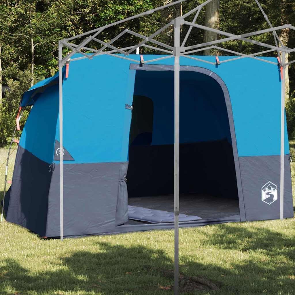 Taft niebieski namiot wewnętrzny dla 4 osób, wodoszczelny namiot kempingowy z dachem i miejscem do przechowywania, 280 x 220 x 176 cm, outdoorowy namiot pop-up na plażę, łatwy montaż, wiatroszczelna