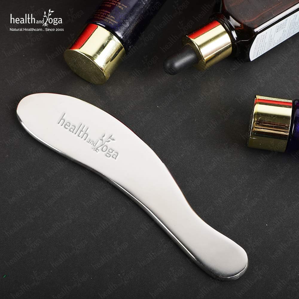 SoulGenie SteloLift Super narzędzie do masażu Gua Sha ze stali nierdzewnej klasy 304, narzędzie do mobilizacji tkanek miękkich, łagodzenie bólu mięśni, uwalnianie stresu i rozbijanie tkanki