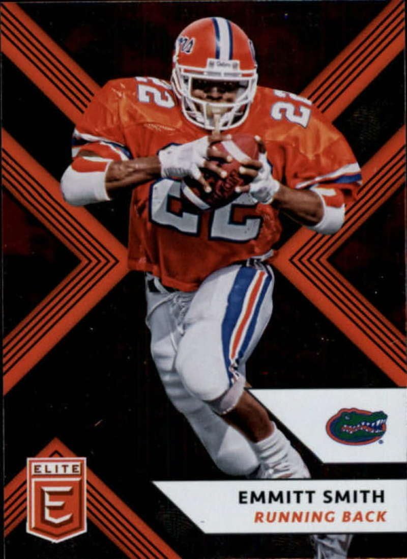 2018 Panini Elite Draft Picks #40 Emmitt Smith Florida Gators Football Card