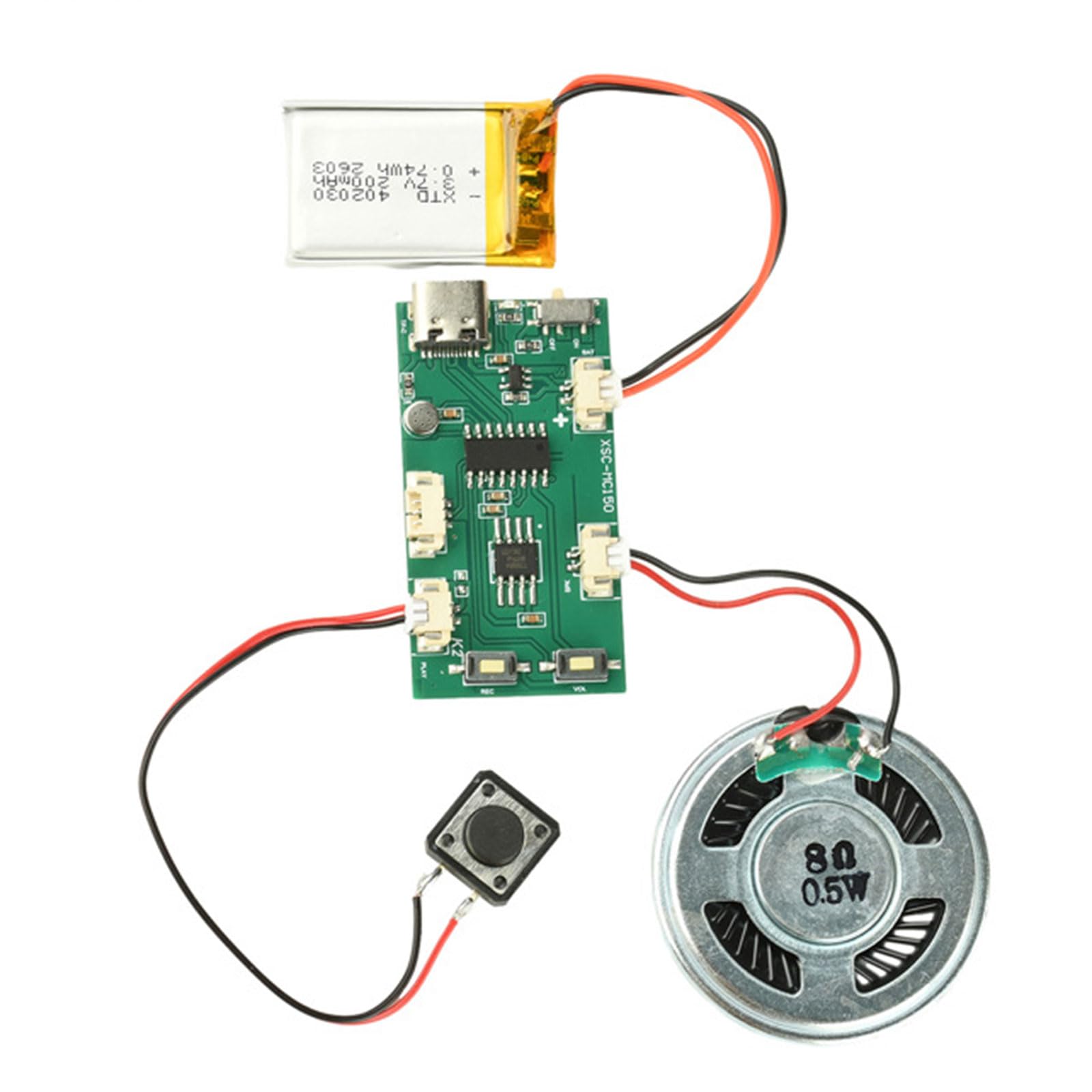 Lerpwige 8Mb Memory Capacity Mp3 Music Sound Chip Voice Module Stereo Playback Function Sound Module For Diyer Project