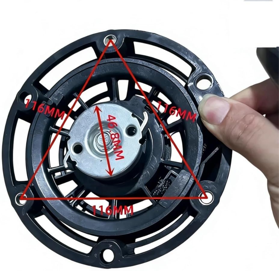 Recoil Starter Fit For 148 148F 148XF 148YF 24V Inverter Generator Pull Start Rewind Spring Rope Handle