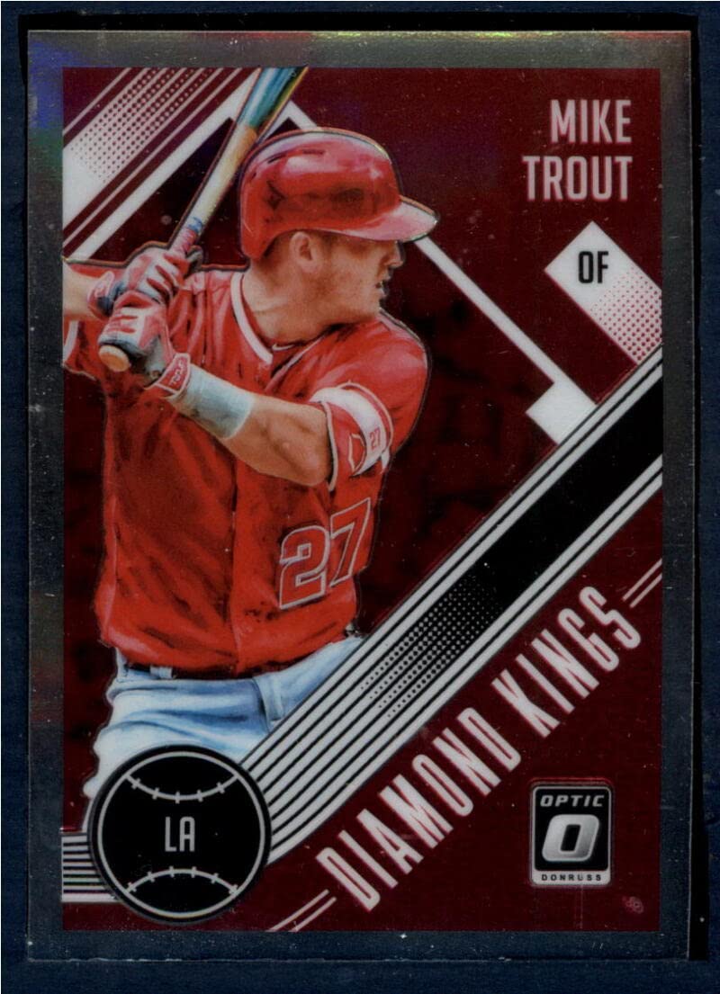 Amazon.com: 2018 Donruss Optic #13 Mike Trout Angels Diamond King Baseball  Card : Everything Else