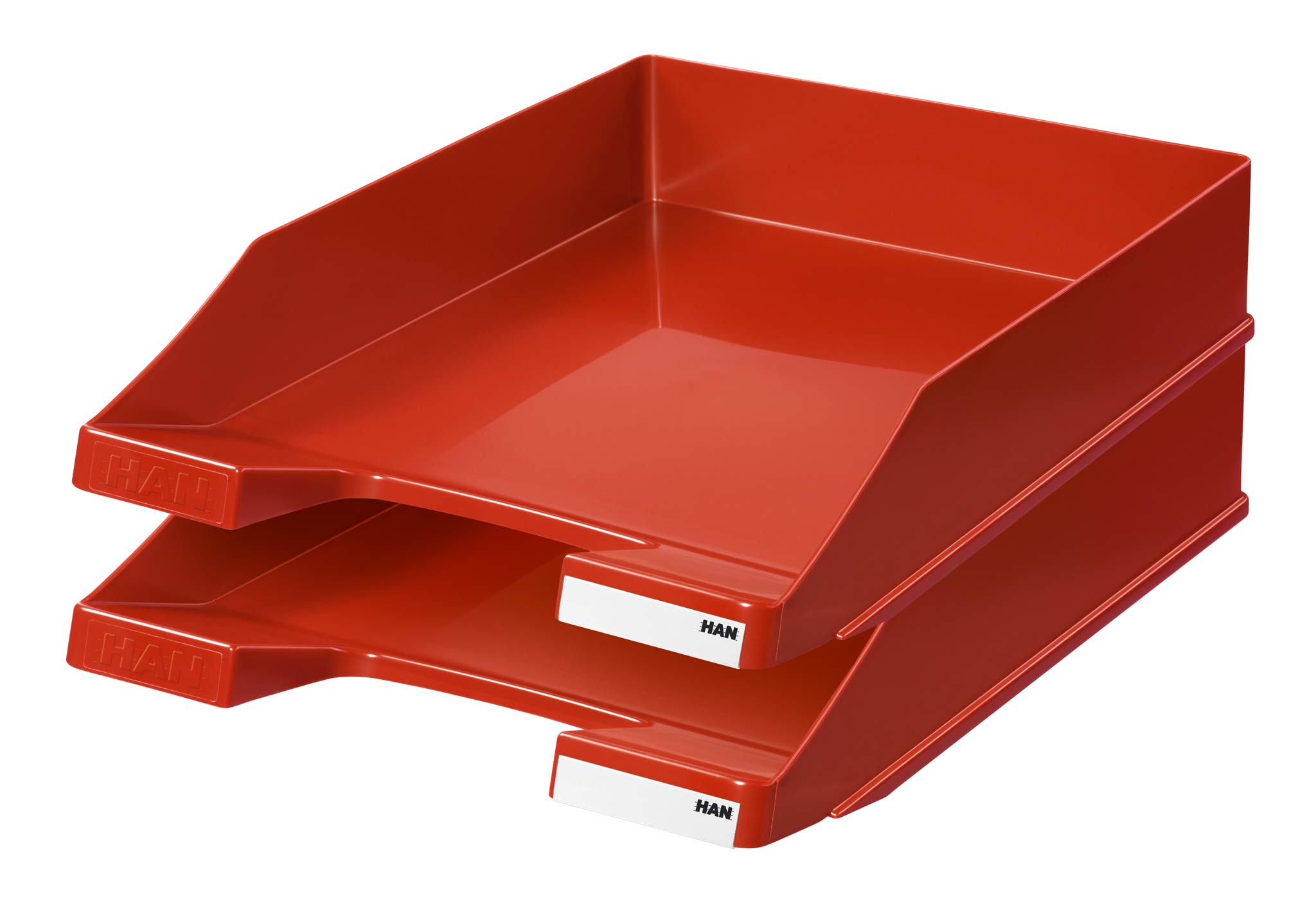 HAN 1027-X-17 Porta corrispondenza KLASSIK. Moderno, brillante. Imballo 10 pezzi, rosso