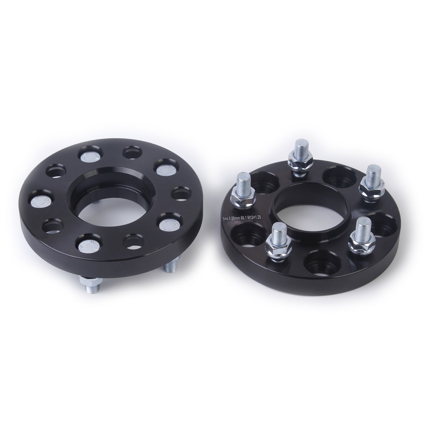 ZY WHEEL 5x4.5/5x114.3 20mm (0.8") Hubcentric Wheel Spacers 4pcs 66.1mm