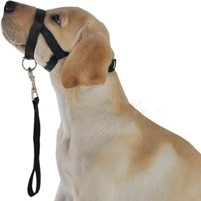 Amazon 犬ホルターHaltiトレーニングヘッドヘッドカラージェントルリーダーハーネスブラック (L) Bailuoni