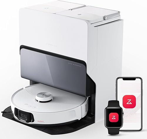 Miniatura 11 de roborock S8 MaxV Ultra Robot Aspirador y trapeador sónico, succión de 10000 Pa, limpieza profunda de esquina a borde, secado automático de aire