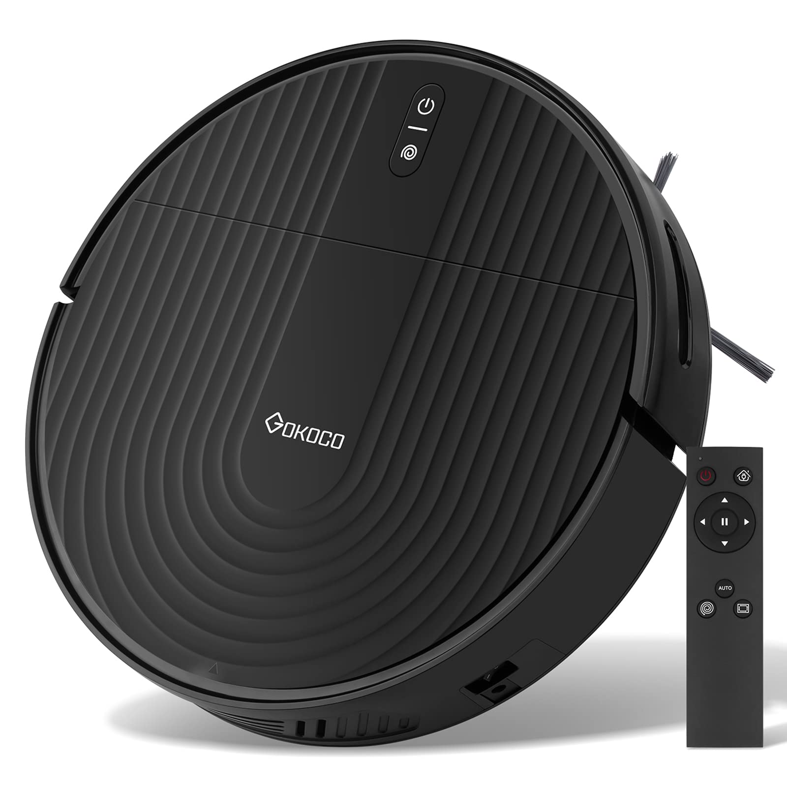 GoKoCo Robot Vacuum Cleaner,Auto Robotic Vacuums with Upgraded 2000Pa Strong Suction, Infrared Collision Sensor,Slim and Q...