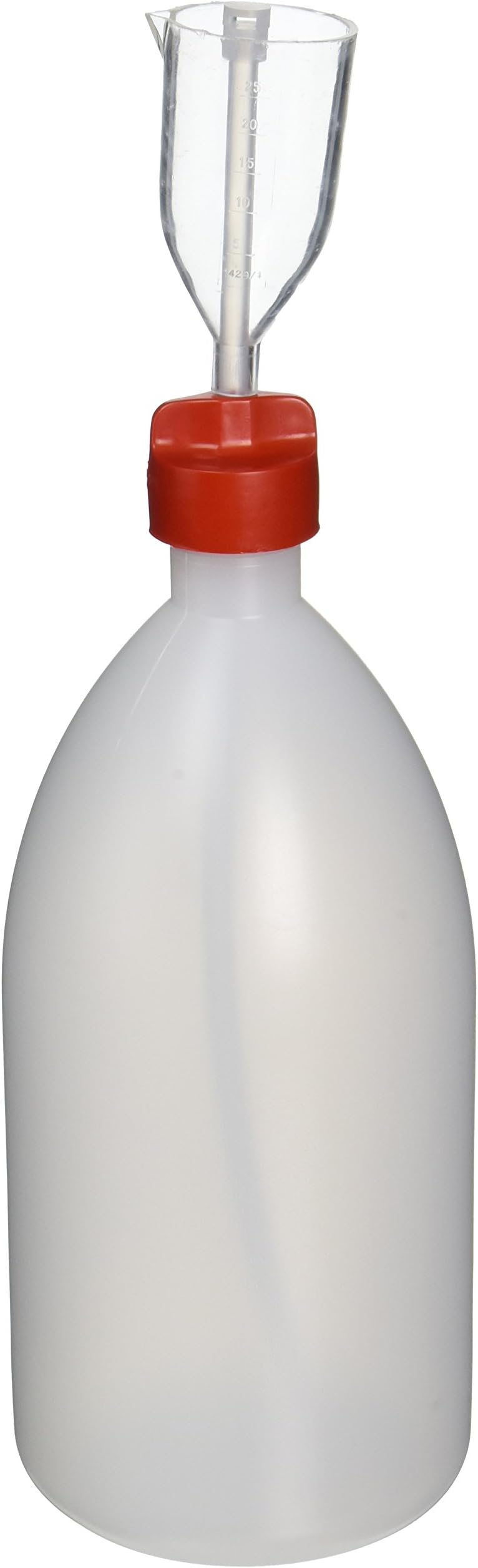 Kartel 1211Y38EA 206325 Cup with 1000 ml Reservoir Bottle Lab Adjustable Volume Dispenser, 5-25 ml Volume