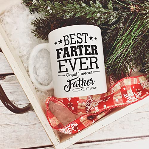 Liliwair Christmas Gifts For Dad From Daughter Son Kids, Dad Gifts Coffee Mug, Best Cool Happy Funny Fathers Day Birthday Coffee Mugs For Father, Daddy Stepdad Stepfather Step Dads Presents Cup #TOP1